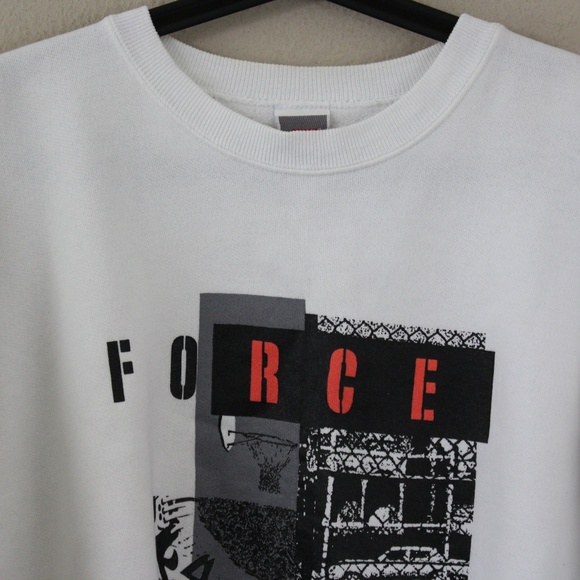 VTG NIKE Gray Tag Made In USA Sweater Mens XL Q81 - Picture 2 of 8